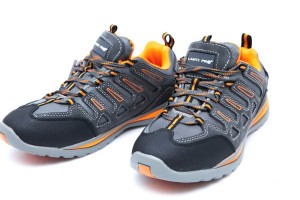 LAHTI PRO PÓŁBUTY BEZ PODNOSKA SKÓRA POMARAŃCZOWO-SZARE R.41