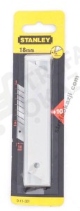 STANLEY nóż ostrze ostrza wymienne 18MM- 10 szt