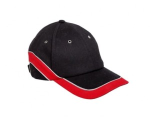 LAHTI PRO CZAPKA Z DASZKIEM CZARNO - CZERWONA