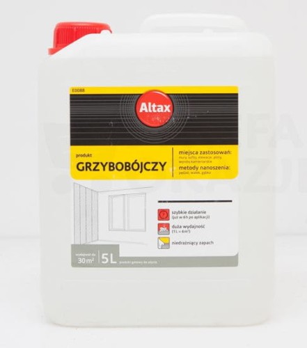 BORAMON ŚRODEK GRZYBOBÓJCZY NA PLEŚŃ GRZYBY WILGOĆ  5L