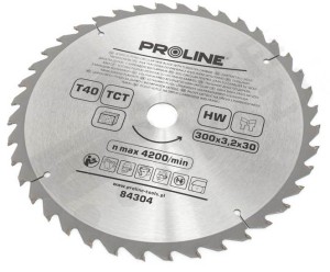 PROLINE PIŁA TARCZOWA DO DREWNA FI 300 40 zębów