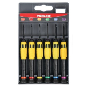 PROLINE WKRĘTAKI ZEGARMISTRZOWSKIE TORX 6 SZT. 10226