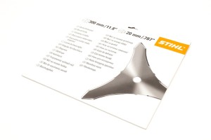 STIHL NÓŻ DO WYCINANIA ZAROŚLI 300 MM FI 20 KOSA