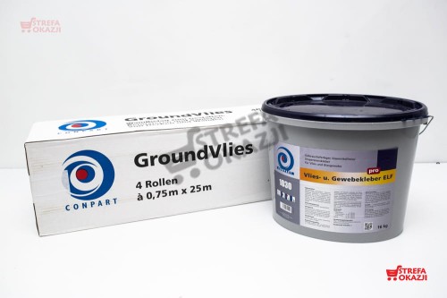 CONPART ZESTAW KLEJ PLUS 4x TAPETA Z FLIEZ FLIZ