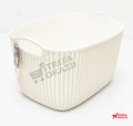 CURVER KOSZYK PROSTOKĄTNY KNIT KREMOWY 19 L