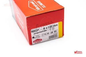 WKRĘT-MET WKRĘT DO DREWNA TORX T30 6X120 OPAKOWANIE 50 SZT