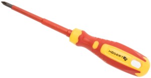 HOGERT WKRĘTAK PŁASKI ŚRUBOKRĘT 5,5X125MM 1000V