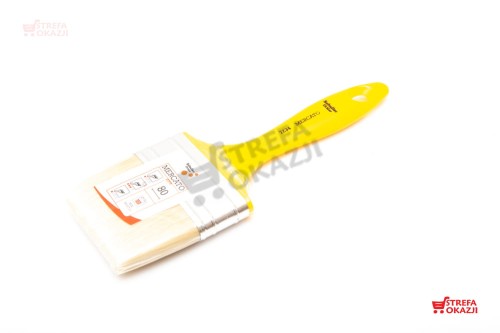 SCHULLER PĘDZEL PŁASKI ŻÓŁTY MERCATO M 80MM