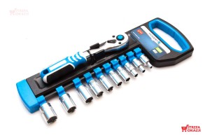 HOGERT ZESTAW NASADEK Z GRZECHOTKĄ 1/4'' 11 ELEME.