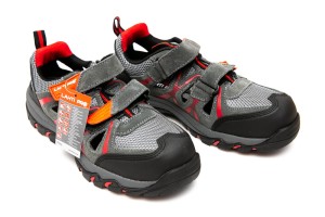 LAHTI PRO SANDAŁY ZAMSZOWO-DZIANINOWE L30603