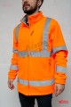 LAHTI PRO BLUZA POLAROWA OSTRZEGAWCZA POMARAŃCZOWA
