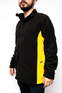 LAHTI PRO BLUZA POLAROWA CZARNO - ŻÓŁTA L40101