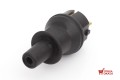 KOPP WTYCZKA IP44 16A GUMOWA CZARNA