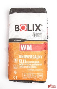 BOLIX WM KLEJ DO SIATKI WEŁNY MINERALNEJ 25KG HIT!