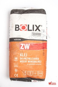 BOLIX ZW KLEJ DO WEŁNY MINERALNEJ elewacja 25KG