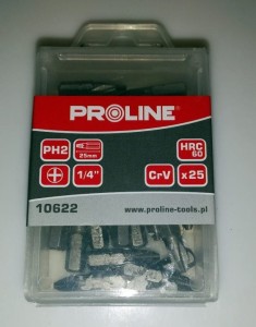 PROLINE BITY KOŃCÓWKI PHILLIPS PH2 OPAKOWANI 25 SZT.