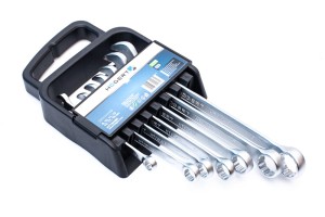 HOGERT KLUCZE PŁASKO-OCZKOWE ZESTAW 8-19MM 7 SZT.