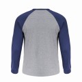 LAHTI PRO KOSZULKA Z DŁUGIM RĘKAWEM SZARO - GRANATOWA