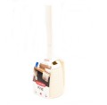 CURVER SZCZOTKA DO TOALET WC KNIT BIAŁA
