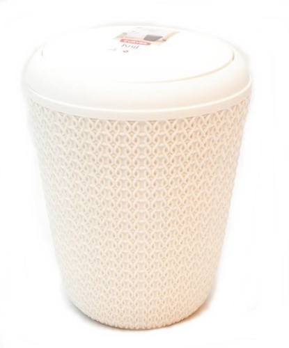 CURVER KNIT KOSZ NA ŚMIECI BATHROOM 7L BIAŁY