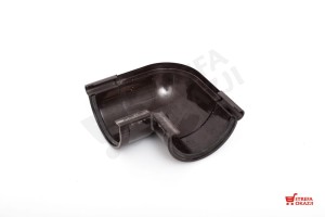 GALECO NAROŻNIK ZEWNĘTRZNY RYNNY PCV 90MM < 90ST CIEMNY BRĄZ