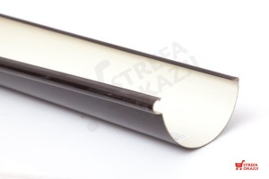 GALECO RYNNA PCV 90 MM CIEMNY BRĄZ L= 3 M
