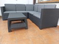 KETER MEBLE OGRODOWE NAROŻNIK PROVENCE TECHNO RATTAN GRAFITOWY