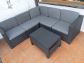 KETER MEBLE OGRODOWE NAROŻNIK PROVENCE TECHNO RATTAN GRAFITOWY