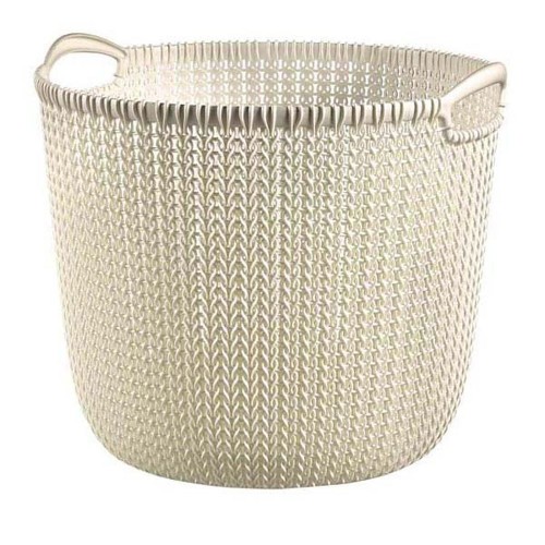 CURVER KNIT KOSZYK OKRĄGŁY L 30L KREM