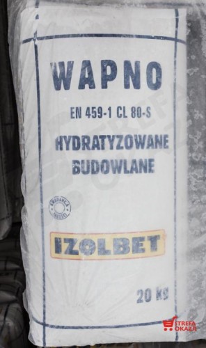 IZOLBET WAPNO BUDOWLANE HYDRATYZOWANE 20 KG
