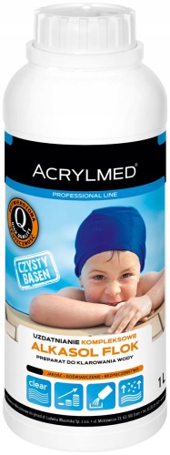 ALKASOL FLOK PREPARAT DO KLAROWANIA WODY W BASENIE