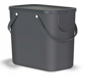 ROTHO ALBULA 25L ANTRACYT KOSZ DO SEGREGACJI ODPADÓW