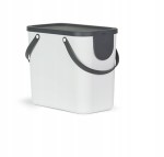 ROTHO ALBULA 25L BIAŁY KOSZ DO SEGREGACJI ŚMIECI