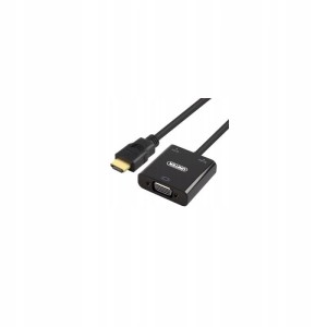 ADAPTER PRZEJŚCIÓWKA HDMI NA VGA + AUDIO