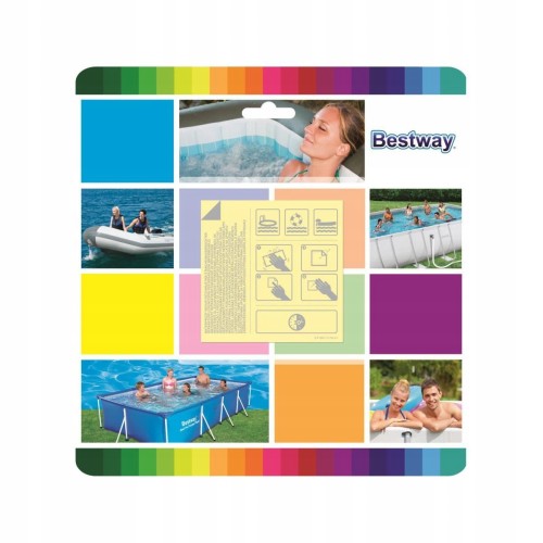 BESTWAT ŁATKI DO BASENU SAMOPRZYLEPNE 10 SZT