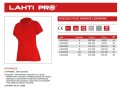 LAHTI PRO KOSZULKA POLO DAMSKA CZERWONA L4031401