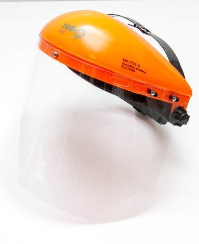 MASKA PRZYŁBICA OCHRONNA TWARZY OSŁONA PCV DO KOSY