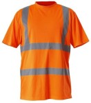 LAHTI PRO KOSZULKA T-SHIRT OSTRZEGAWCZA POMARAŃCZOWA L40207