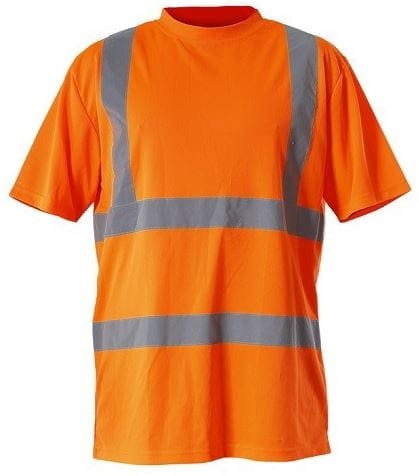 LAHTI PRO KOSZULKA T-SHIRT OSTRZEGAWCZA POMARAŃCZOWA L40207
