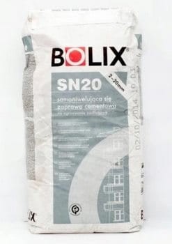 BOLIX SN20 WYLEWKA SAMOPOZIOMUJĄCA CEMENTOWA 25KG