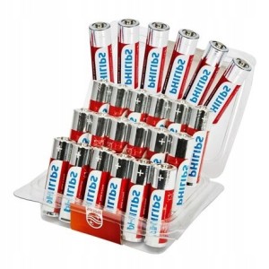 PHILIPS BATERIE BATERIA AA ALKALICZNE X 24 SZT