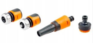 SCHMITH Zestaw złączek ogrodowych z dyszą 3/4-1''