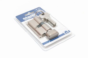 STEIER WKŁADKA DO ZAMKA Z GAŁKĄ 30G/35 X5K NIKIEL 