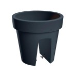 DONICZKA NA BALUSTRADĘ BALKON LOFLY 25CM ANTRACYT