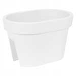 DONICZKA NA BALUSTRADĘ BALKON LOFLY 40CM BIAŁA