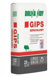 DOLINA NIDY GIPS SZPACHLOWY 25KG