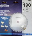 GLOBUS PIŁA TARCZA DO DREWNA FI 190MM / 30/2,2/28Z POWER PLUS II