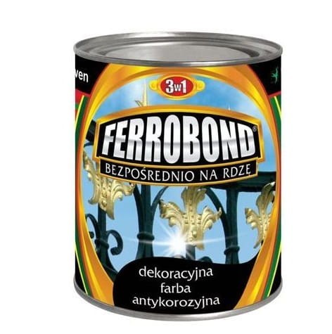 FERROBOND BEZPOŚREDNIO NA RDZĘ 0,8L CZARNY
