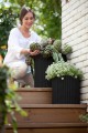 KETER DONICZKA CYLINDER PLANTER GRAFIT L