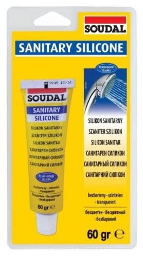 SOUDAL SILIKON SANITARNY 60 G BIAŁY